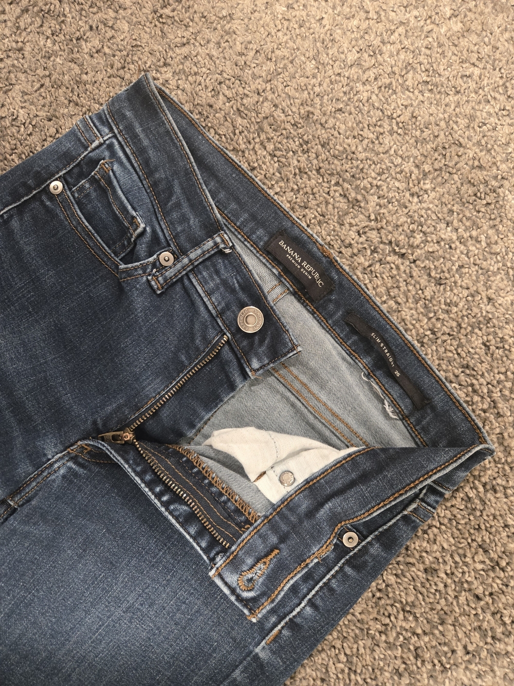 Banana Republic Women's Dark Indigo Skinny Jeans